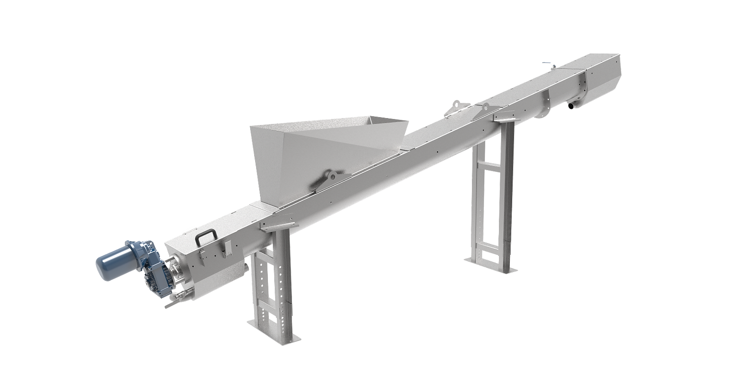 CP - Transportor și compactor cu șurub fără ax